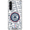 NBA Los Angeles Clippers Blast Text Galaxy S23 FE Clear Case